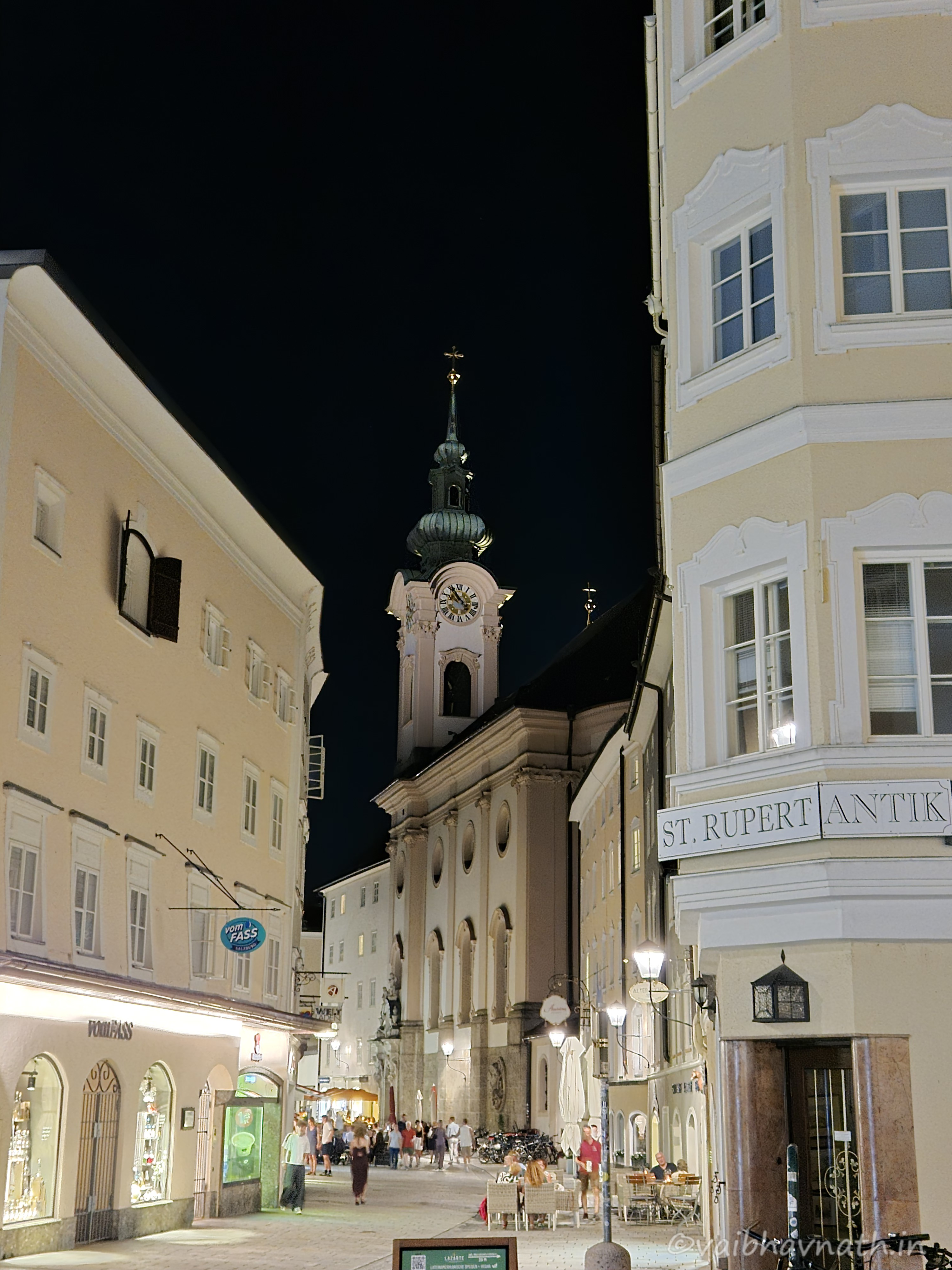 Salzburg by night